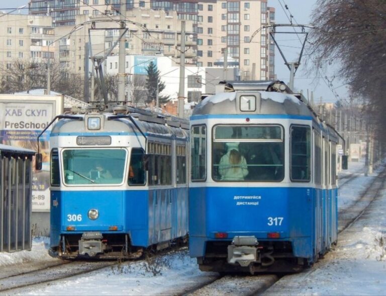 Електротранспорт у Вінниці курсуватиме рідше