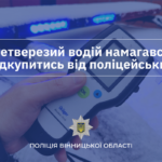 На блокпості під Вінницею водій намагався підкупити поліцію