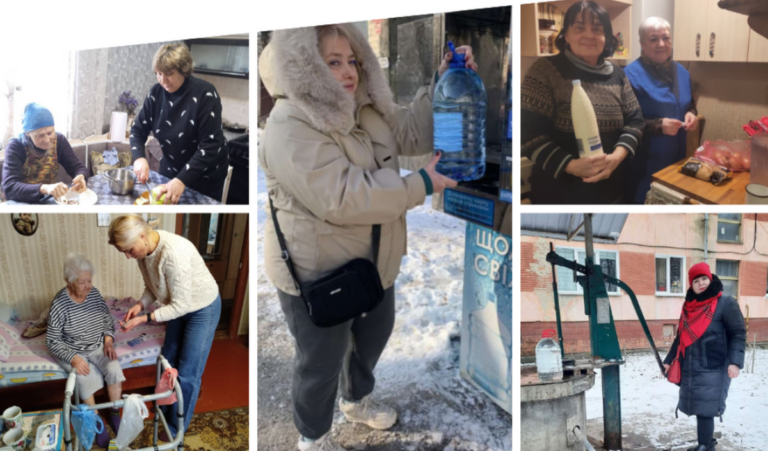 Як у Вінниці соціальні робітники допомагають літнім людям пережити зиму