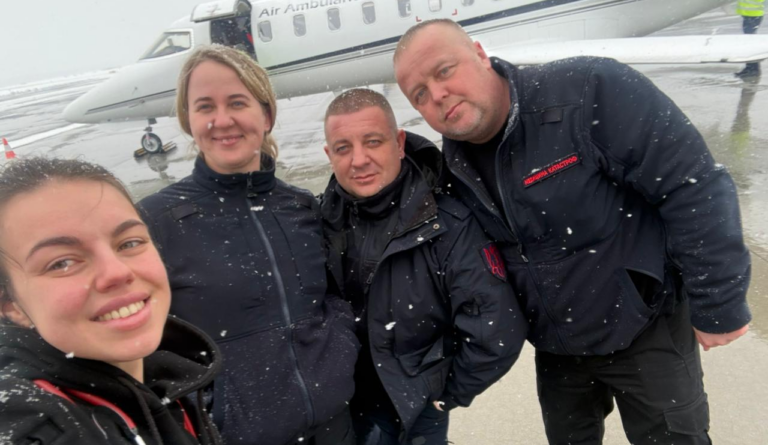 Пацієнта з важкими опіками транспортували з Вінниці до польської клініки
