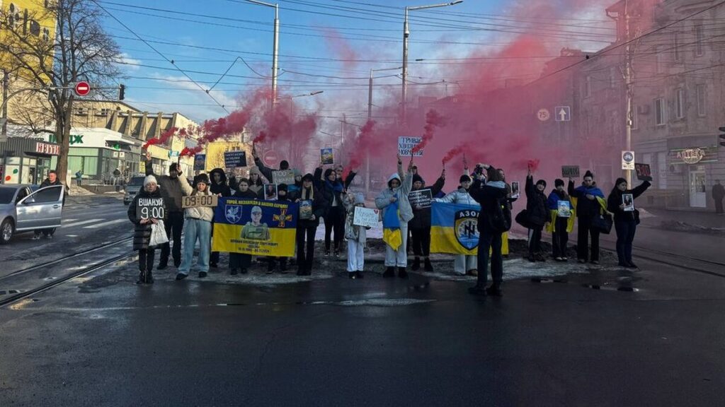 У Вінниці сьогодні провели акцію в честь пам’яті військовослужбовця Олександра Олійника на псевдо Дізель