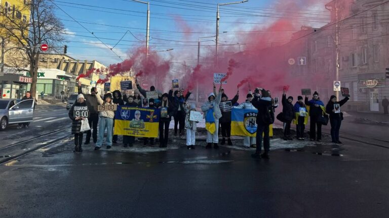 У Вінниці сьогодні провели акцію в честь пам’яті військовослужбовця Олександра Олійника на псевдо Дізель