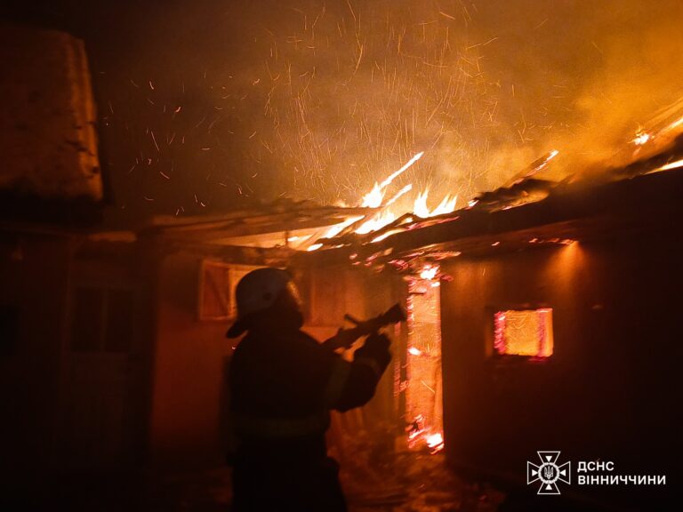 На Вінниччині за добу сталося сім пожеж: більшість у житловому секторі
