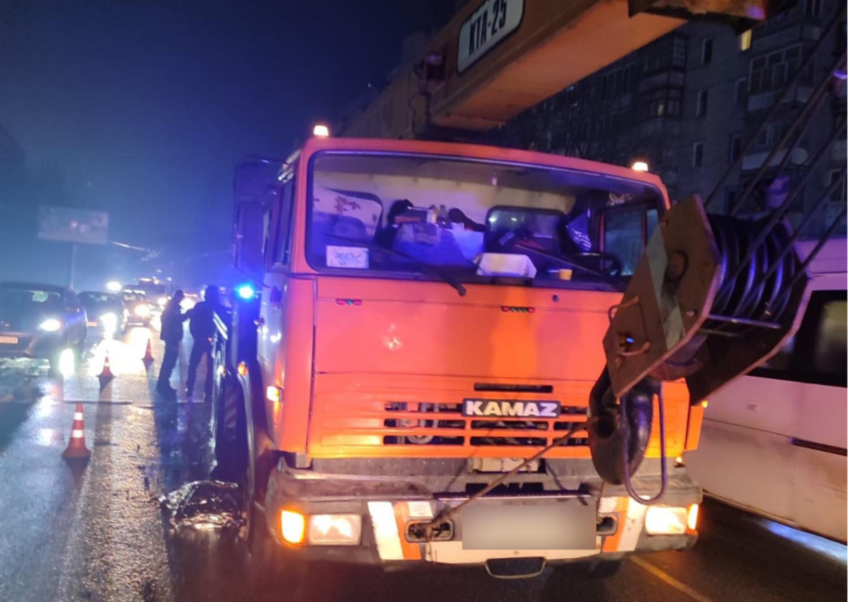 Смертельна ДТП у Вінниці: автокран збив пішохода