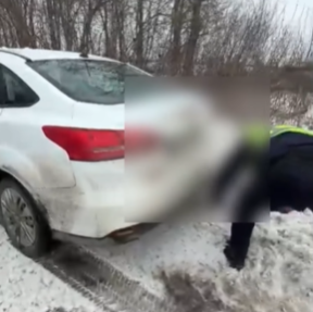 Врятували зі снігової пастки: на Вінниччині патрульні допомогли водію