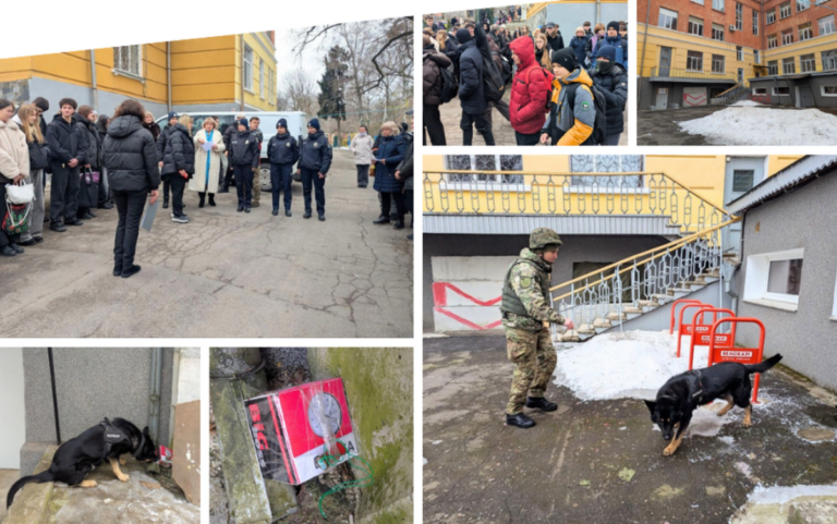 Учні та педагоги ліцею №3 у Вінниці відпрацювали «тривожний сценарій»