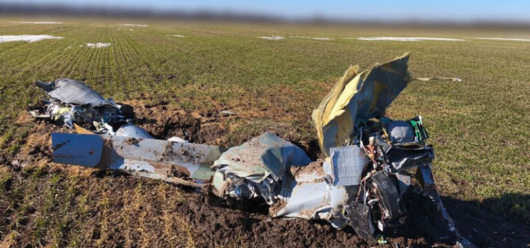 Бойова частина дивом не вибухнула: збита ракета Х-101 впала в полі на Вінниччині (ФОТО)