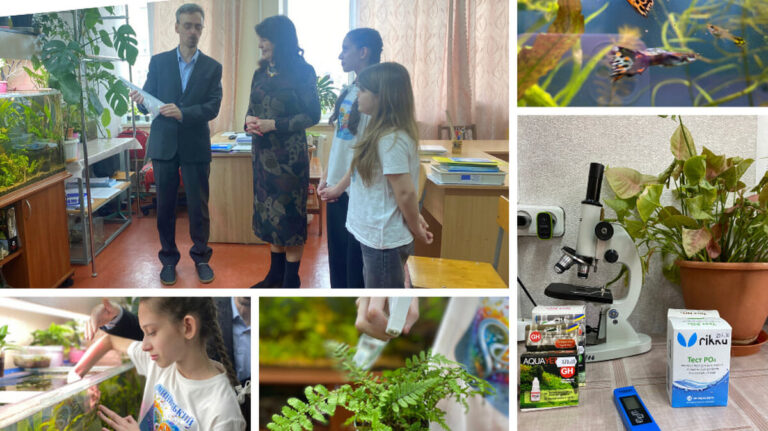 У вінницькому ліцеї облаштували навчальний простір із живою екосистемою