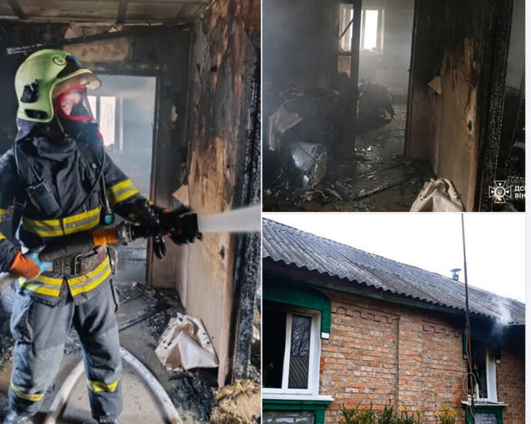 Смертельна пожежа на Вінниччині: загинули чоловік і жінка