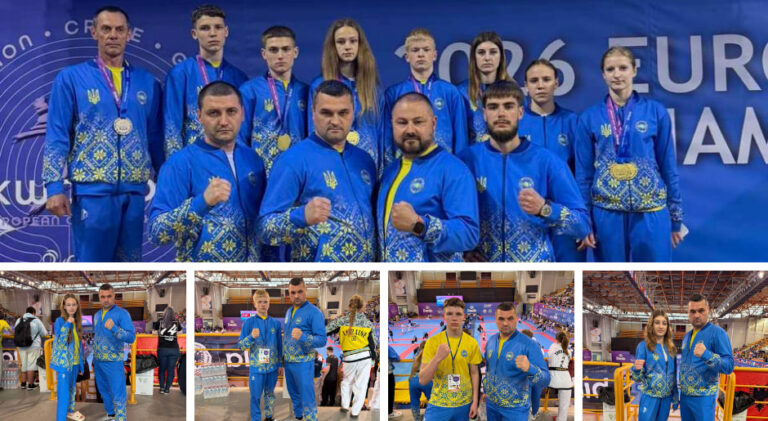 11 медалей у скарбничці України: вінничани тріумфували на чемпіонаті Європи з таеквон-до ІТФ