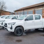 Команда Міжрегіонального координаційного гуманітарного штабу передала чергову партію автівок для захисників