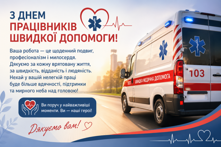 З Днем працівників швидкої допомоги: щирі привітання у прозі, віршах та листівках