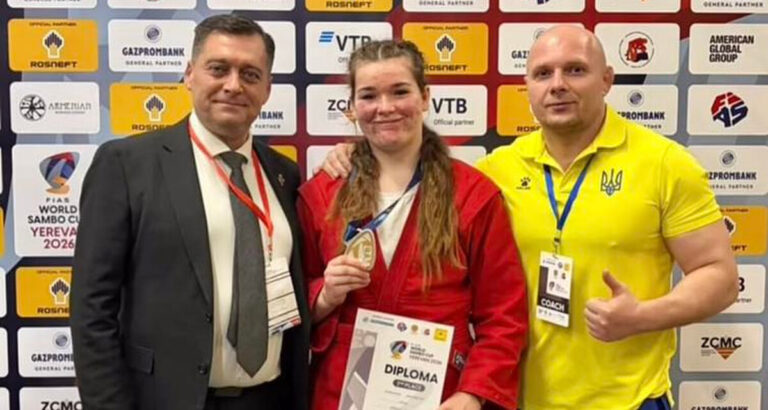 Анастасія Демченко з Вінниччини виборола «срібло» Кубку світу з самбо