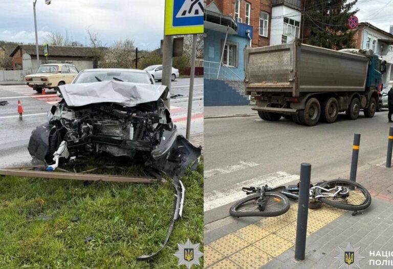 Аварії у Вінниці та Літині: травмувалися підліток та 66-річний водій