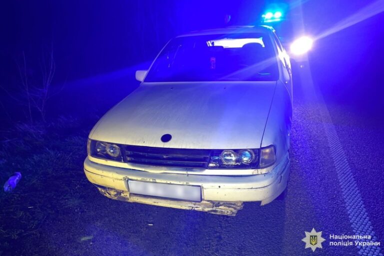 Далеко не втекли: поліція Гайсина затримала двох чоловіків, які вкрали авто
