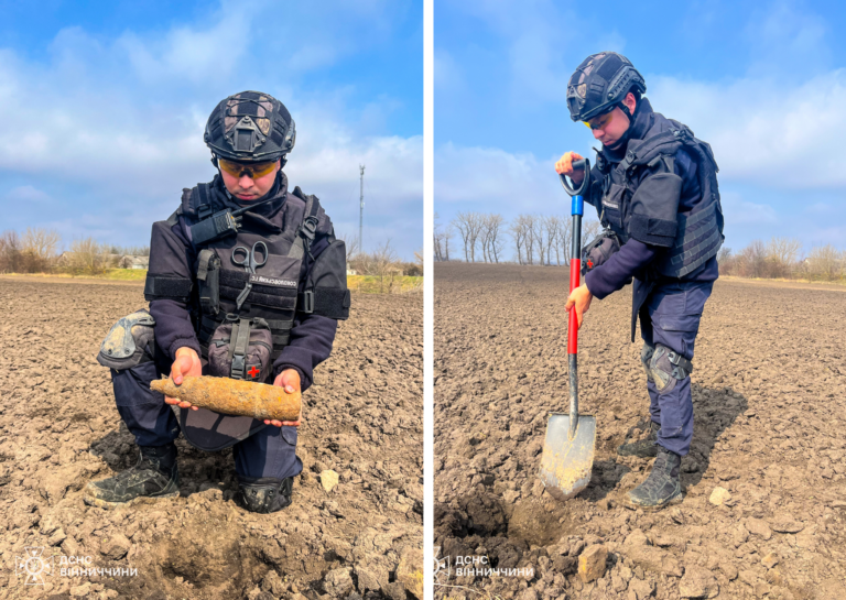 Рятувальники Вінниччини знешкодили боєприпас