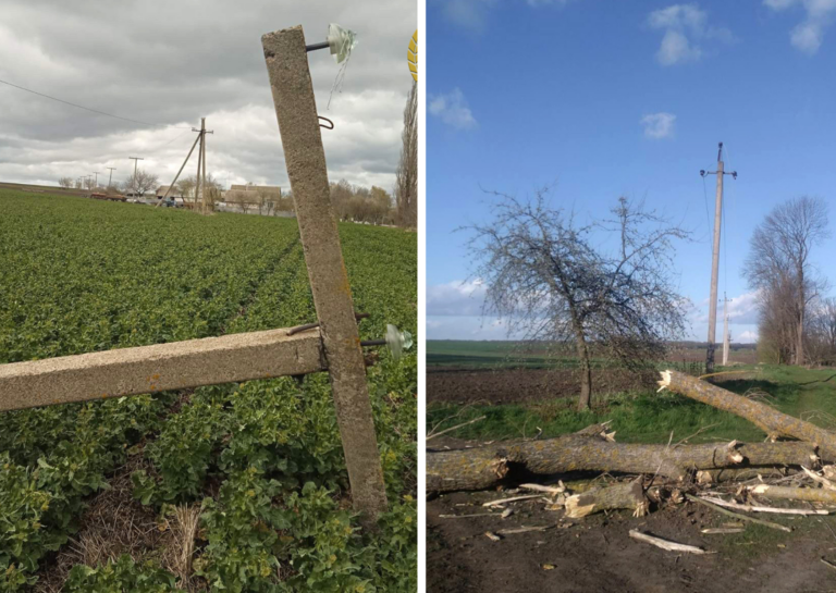 Після шторму на Вінниччині світло вже повернули 48 тисячам споживачів