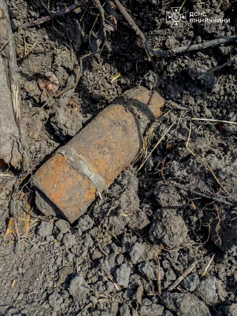 На Вінниччині знешкодили артснаряд часів Другої світової