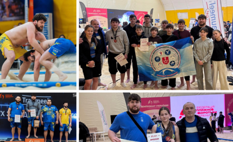 Вінничани тріумфували на чемпіонаті України з пляжної боротьби