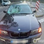 У Вінниці водійка BMW збила велосипедиста на нерегульованому переході: потерпілого госпіталізували