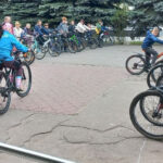 Як школярів у Вінниці вчать безпечно їздити на велосипедах