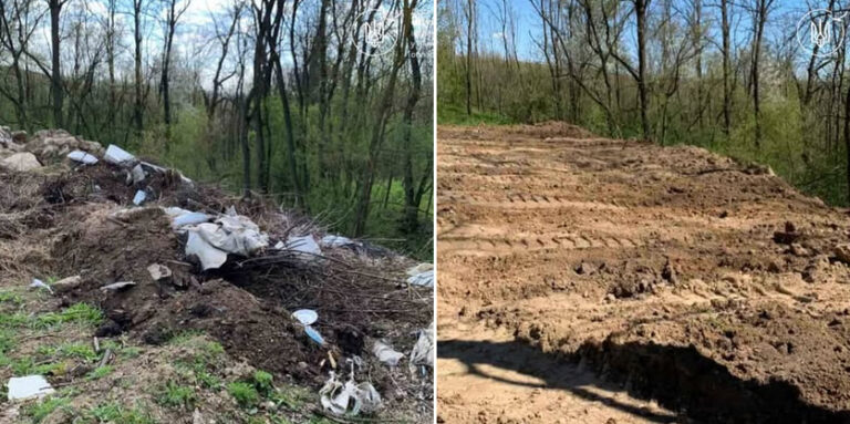 В одній із громад Вінниччини ліквідували стихійне сміттєзвалище
