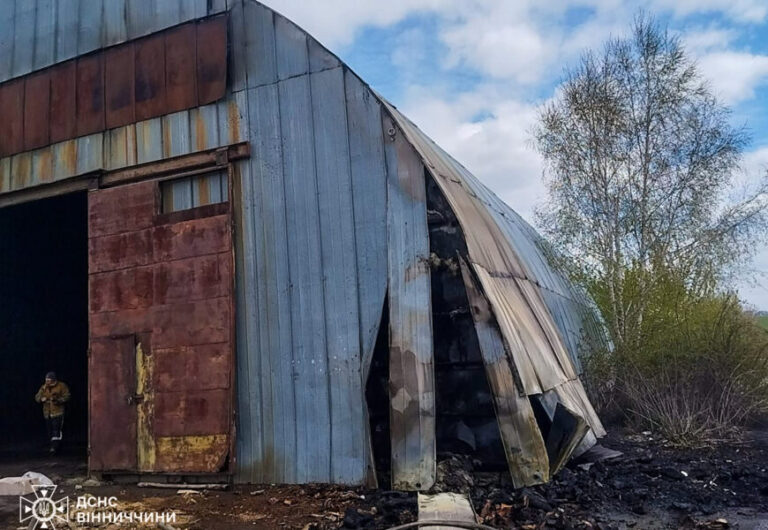 Недопалок спричинив на Вінниччині пожежу, яку гасили два підрозділи