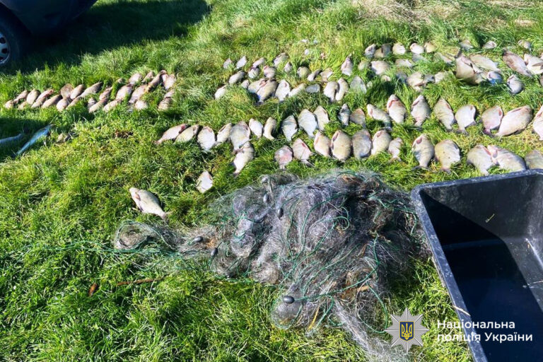 На Гайсинщині чоловік наловив риби на понад 200 тисяч гривень