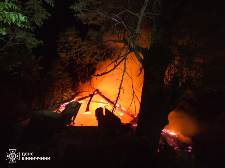 Пожежі в селах і Вінниці: рятувальники оперативно загасили займання