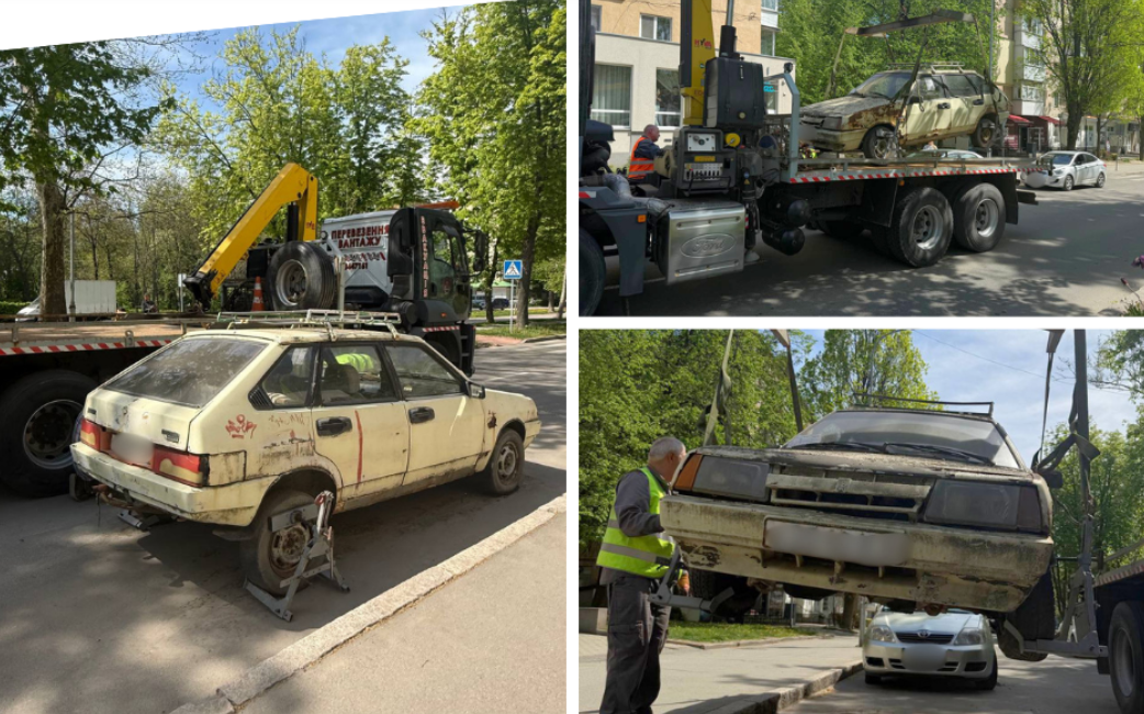 У Вінниці прибрали “авто-привид” з проспекту Космонавтів