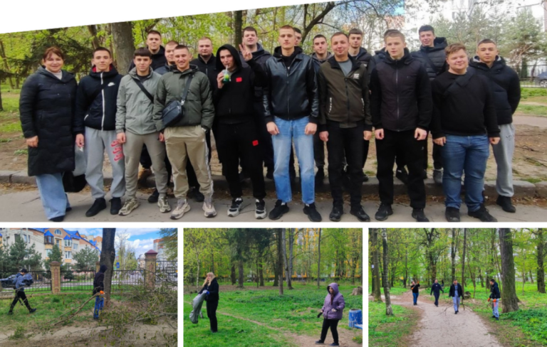 Парк Ющенка у Вінниці очистили від сміття та сухостою