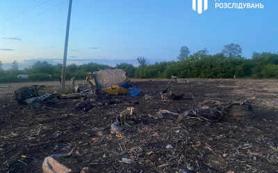 Авіатроща Су-24М: ДБР встановлює причини падіння літака на Хмельниччині