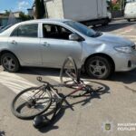 На перехресті у Вінниці збили 18-річного велосипедиста