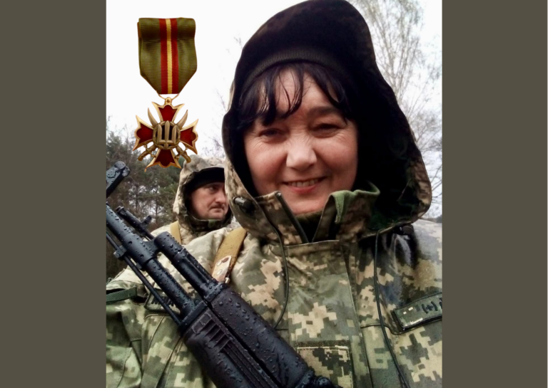 Захисниця з Бершаді відзначена медаллю Міноборони України