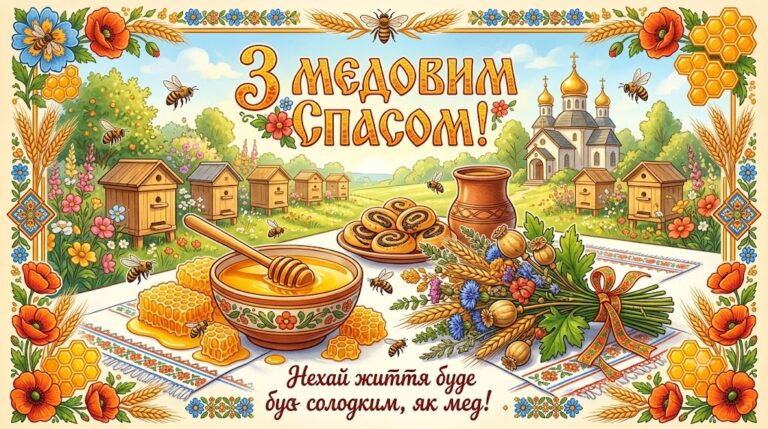 Медовий спас: найщиріші привітання у прозі, віршах та листівках
