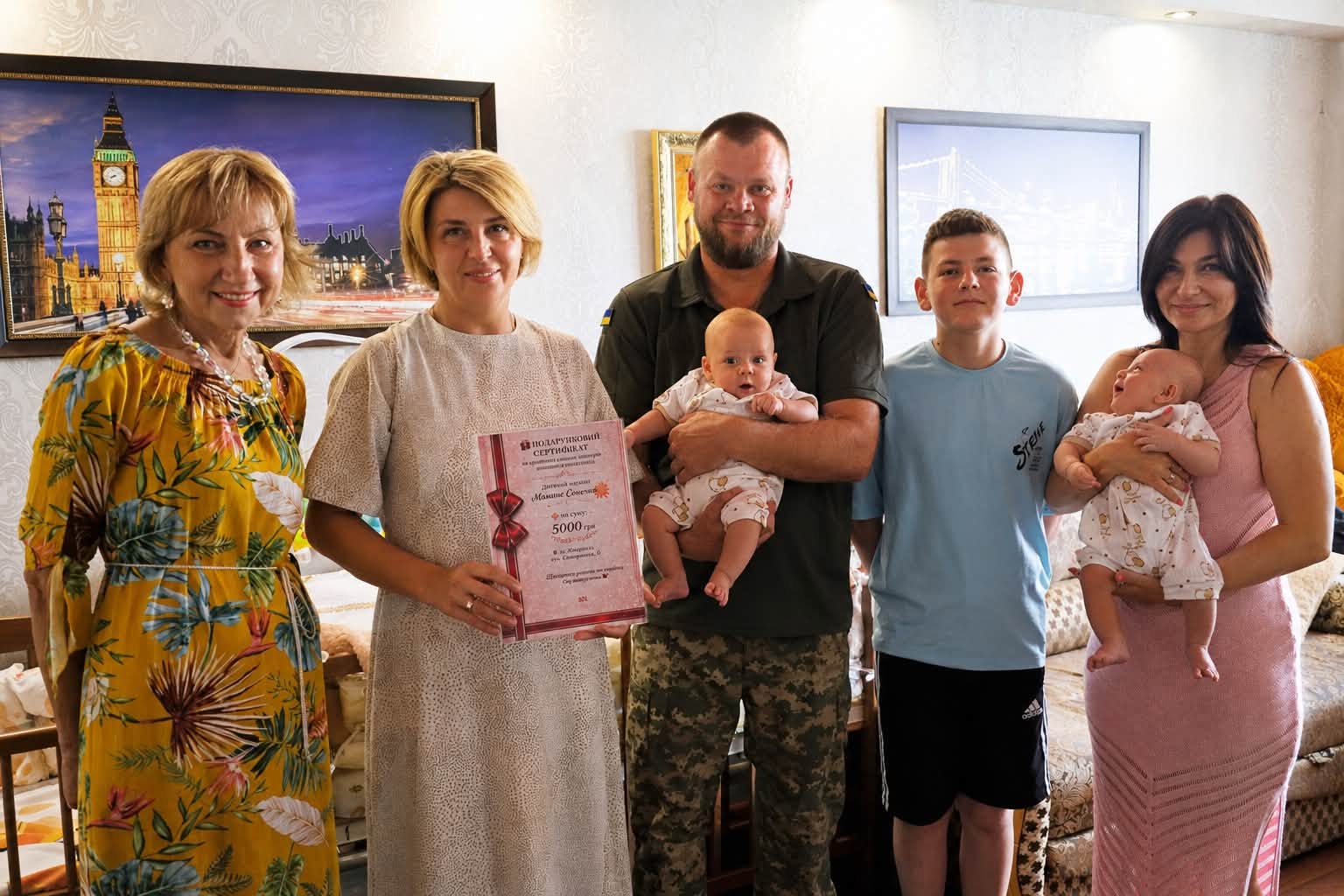 Подвійне щастя: у сімї військового з Жмеринки народилися сини-близнюки