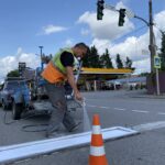 Чіткіші смуги та переходи для безпечнішого руху: у Вінниці оновлюють дорожню розмітку (ФОТО)