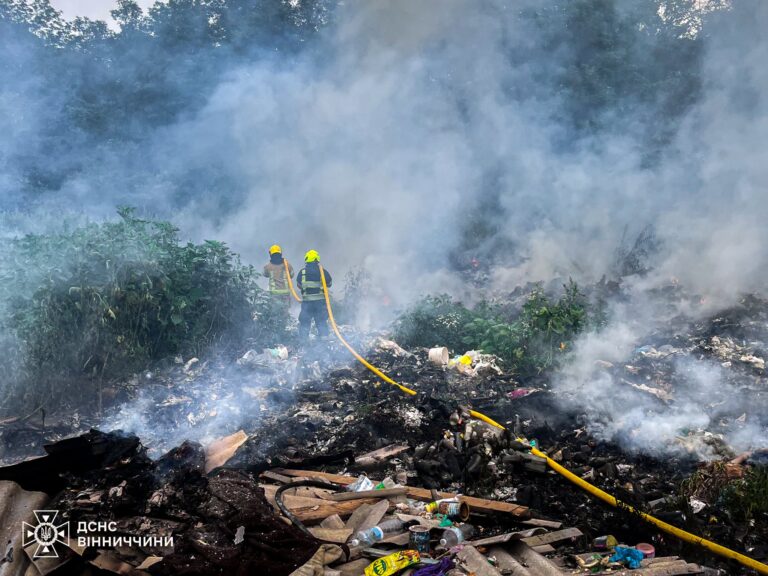 Вогонь ледь не охопив поля: рятувальники двічі гасили пожежі на Вінниччині