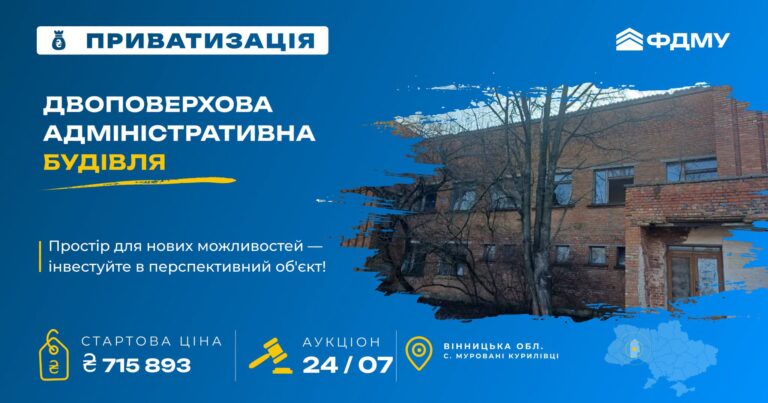 Майже 1 300 квадратів нерухомості виставили на продаж у Мурованих Курилівцях