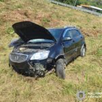 На трасі перекинувся Volkswagen, під Вінницею авто злетіло в кювет