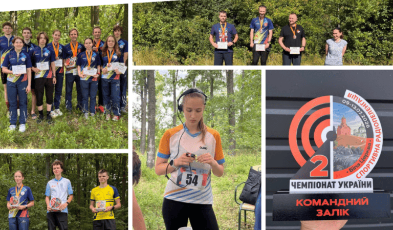 Вінничани стали віцечемпіонами України зі спортивної радіопеленгації
