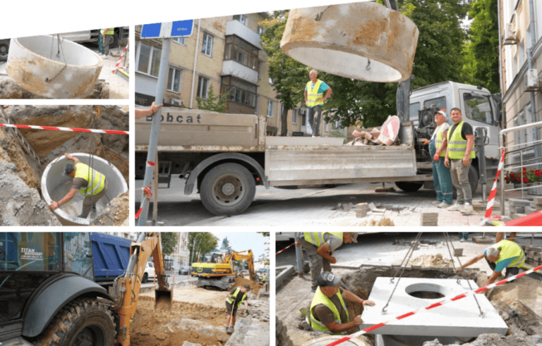 У центрі Вінниці оновлюють водогін, якому понад 100 років