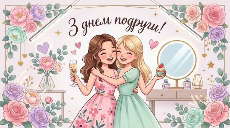 З Днем подруги 2026: привітання у прозі, віршах та листівках