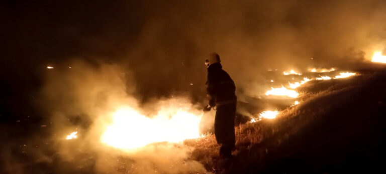 Вогонь не вщухав добу: на Вінниччині рятувальники погасили 13 пожеж