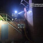 На Вінниччині внаслідок вечірньої атаки БпЛА загорівся приватний будинок