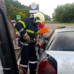 Два понівечені авто та заблокована водійка: на Вінниччині трапилася моторошна ДТП