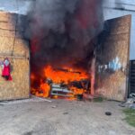 В Іллінцях через несправність електрики згоріли одразу два автомобілі