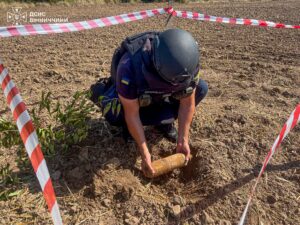 Поблизу Ладижина знайшли боєприпас, якому понад 80 років