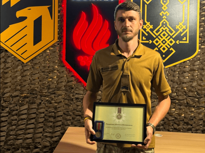 Воїн із Вінниччини отримав державну нагороду «За оборону України»