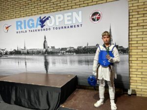 Вінничанин Тимофій Цюрпіта здобув бронзову нагороду на міжнародному турнірі з тхеквондо